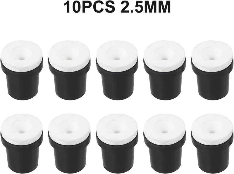 HOgardenME 10 Pcs Sandblaster Nozzles 2/2.5/3/3.5mm for 5gallon Sandblasting Tanks, Sandblast Tip Replacement(2.5mm) - Image 2